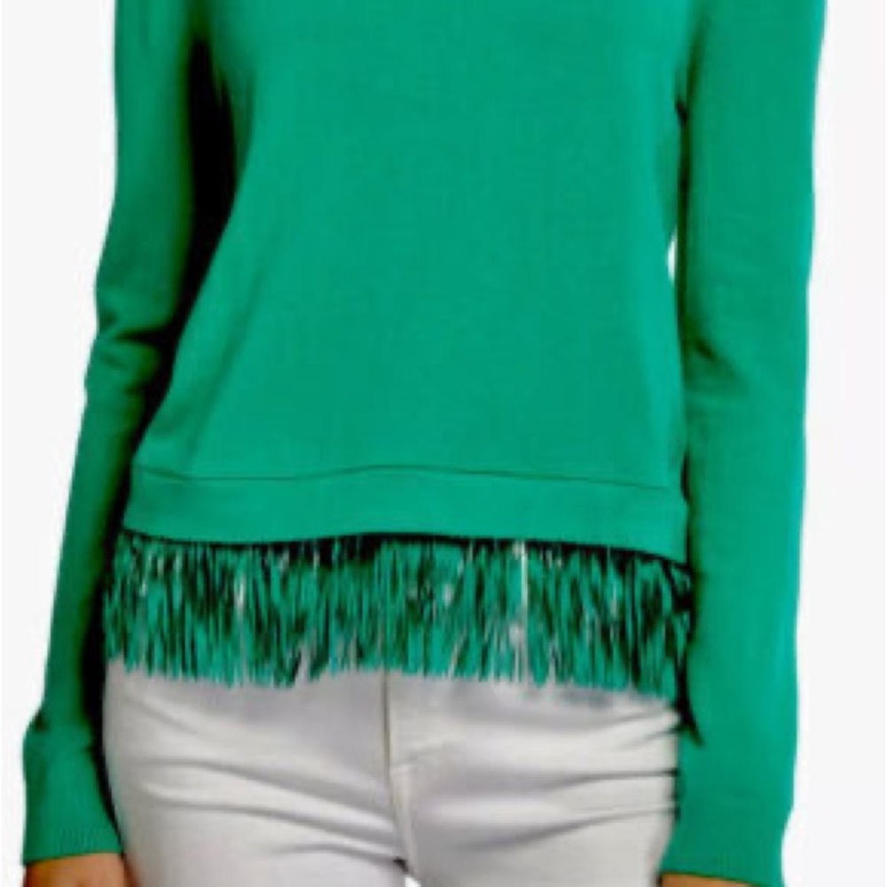 Lilly Pulitzer emerald green marquerite sweater  size medium